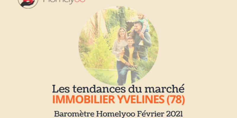 Nouveau ! Le baromètre immobilier Homelyoo s’intéresse aux Yvelines : une offre en progression, des prix en très léger recul en moyenne.